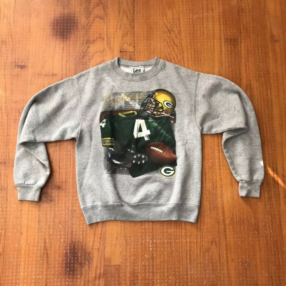 Vintage Lee Sport Brett Favre #4 Green Bay Packers